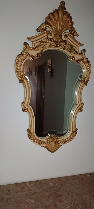 Conjunto móvel com espelho vintage