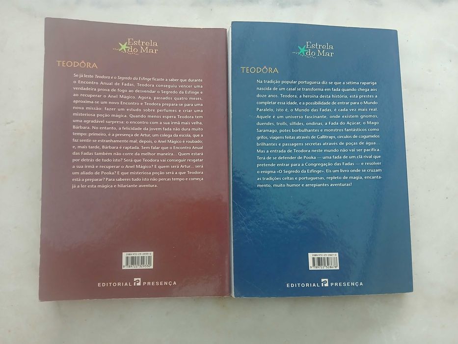 Livros Teodora e a poção secreta+Teodora e o segredo da esfinge