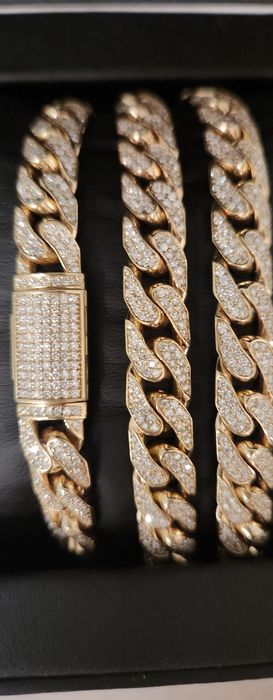 Łańcuch Cuban-Królewski - Galibardi 585 - 14K