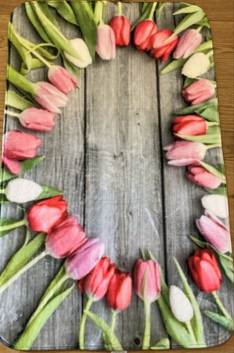 Dywanik łazienkowy tulipany 50x80
