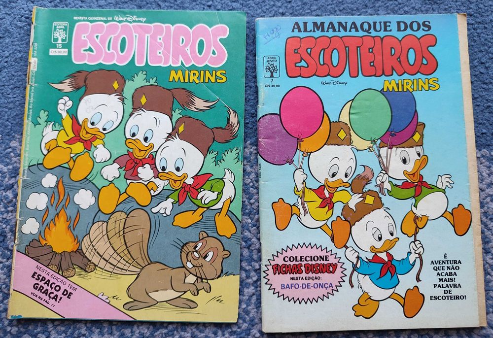 Revistas BD Escoteiros Mirins (2)