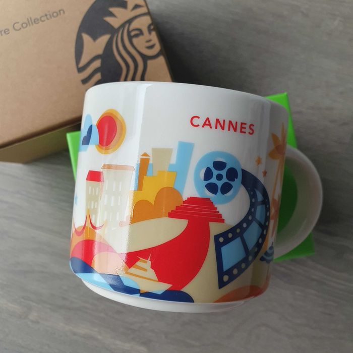 Starbucks caneca Cannes, nova na caixa, 414 ml