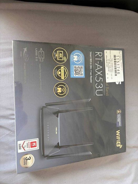 Wi-Fi роутер ASUS RT-AX53U новий в упаковці