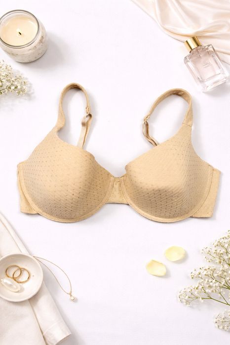 Biustonosz usztywniany 85C beżowy