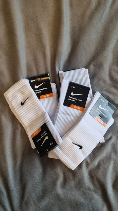 Skarpetki Nike Długie Unisex r.41-45  9 par