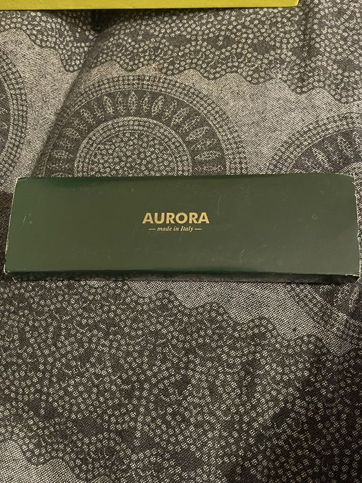 Caneta Aurora Italiana em PRATA MACIÇA 925 – c/ Estojo e Certificado