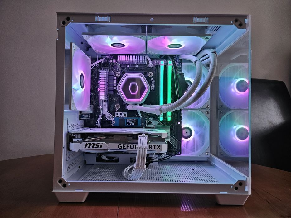 R5 5500 RTX 4060 16 GB RAM 1 TB SSD komputer gamingowy akwarium aRGB