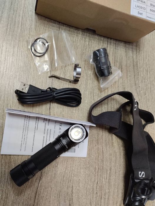 Подарок любому мужчине Sofirn SP40a 18650 1200LM магнит usb type-c