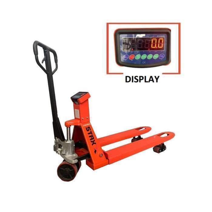 Porta-paletes com Balança digital muito precisa erro 2500 Kg JL20