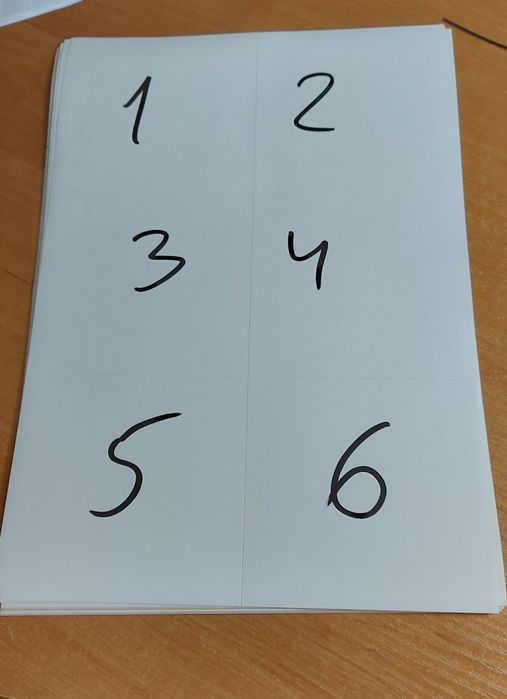 Бумага А4 для наклеек новая почта 6 этикеток 3+1