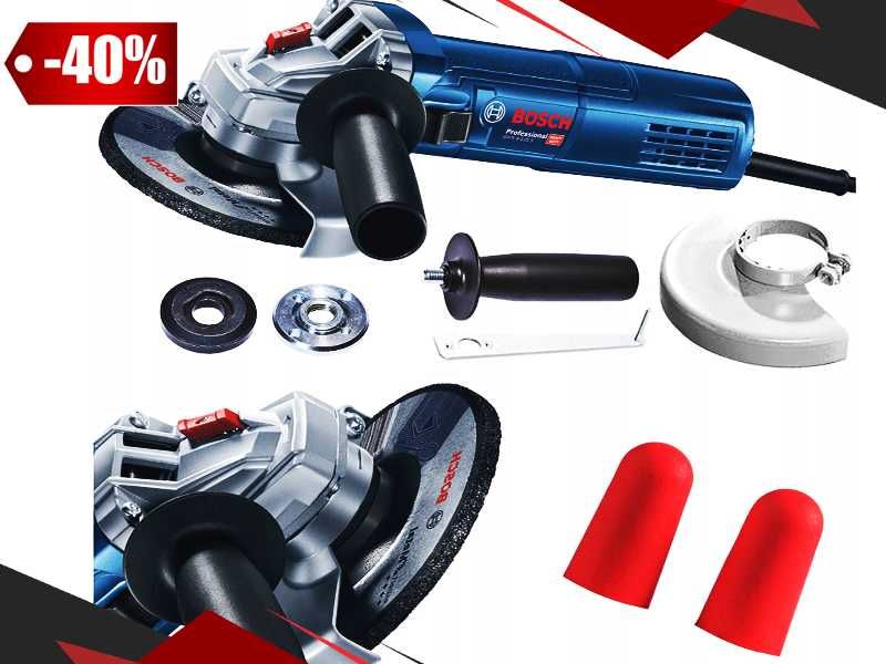 Wydajna SZLIFIERKA KĄTOWA Lekka Mocna Kątówka Bosch 125mm (GRATIS)