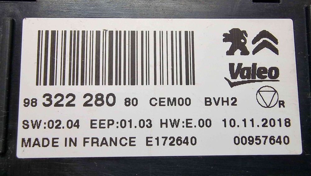 Módulo Eletrónico 98322280 - PEUGEOT 3008 II SUV