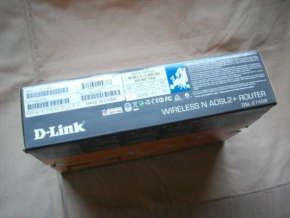 D-Link Wireless N ADSL2+ Router, DSL-2740B.