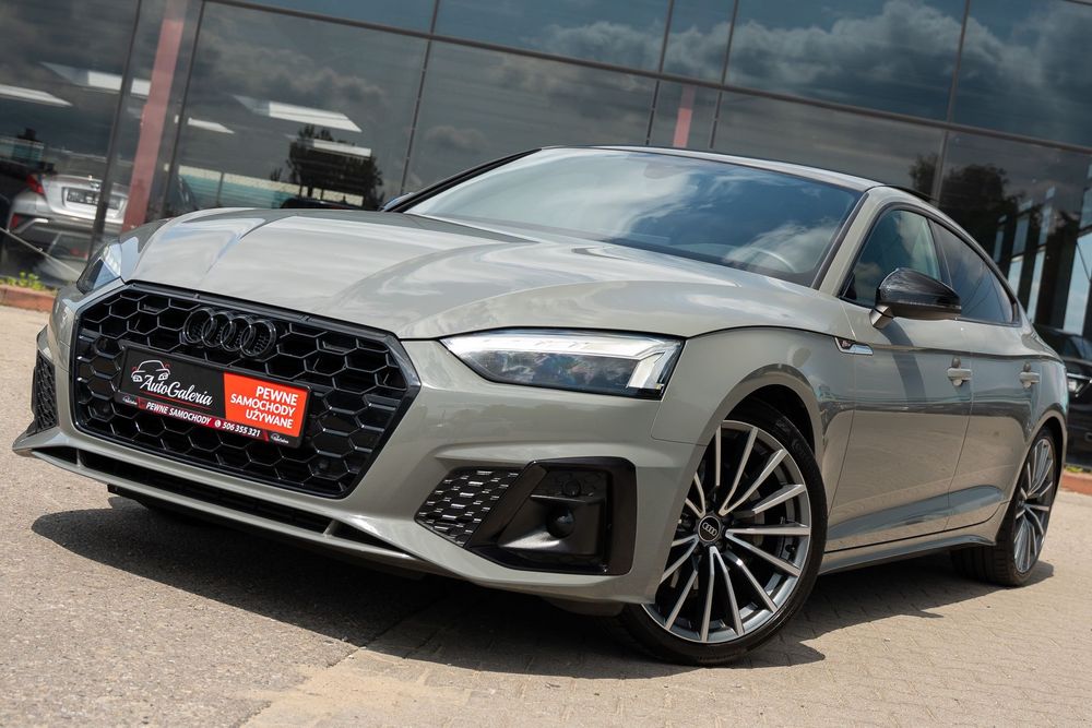 Audi A5 Sportback Mega S-LINE 40TFSI 204PS Recaro Matrix Masaże Ambient =Unikat= MAX