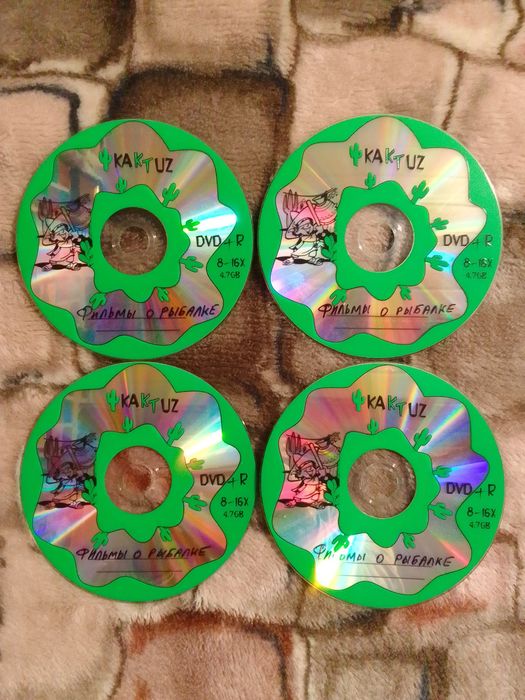 DVD фильмы о рыбалке 20дисков.