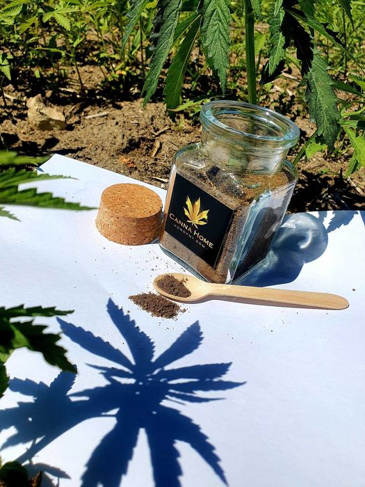 Kief 10g dry sift pyłek konopny CBD CBG 9% trichomy cannabis sativa hasz keef Surowiec roślinny