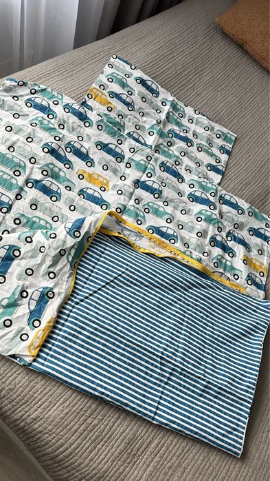 Постіль в дитяче ліжечко Ikea Rorande Машинки, 2 ел.