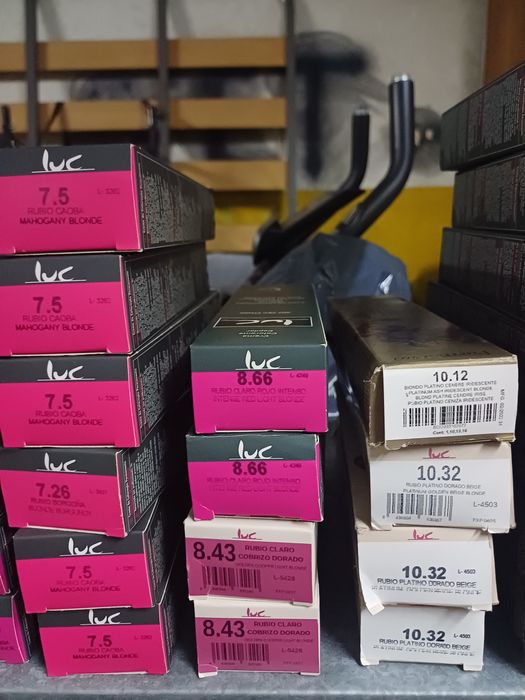 56 coloraçoes LUC - saldo de estoque