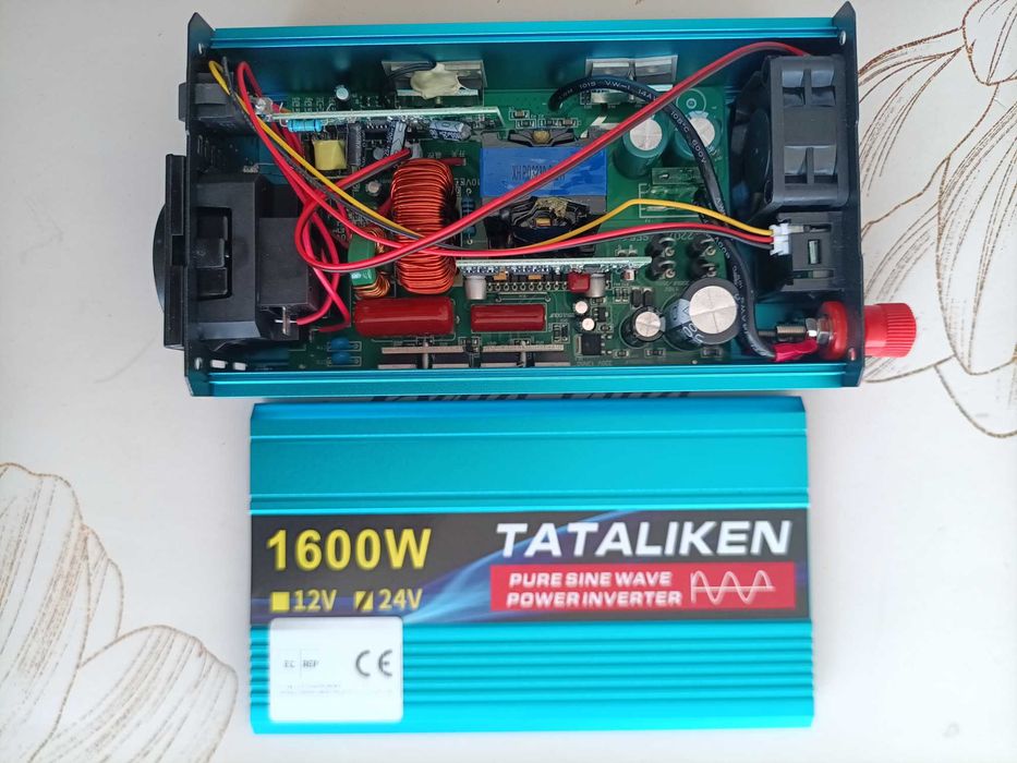 Оптимальний чистий синус інвертор 12в 24в 1600 3000 Вт Преобразователь