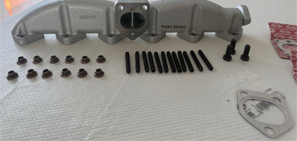 Coletor Colector Escape Ferro Fundido Bmw e60 e61 e65 e46 x5 525d 530d
