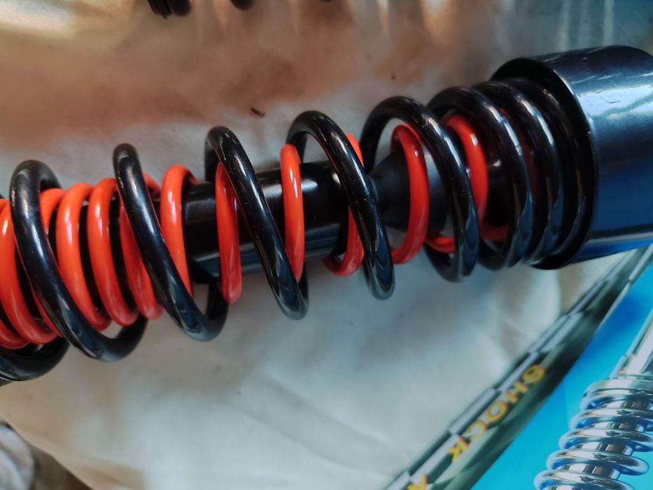 Амортизатори задні посилені 345 мм по осях.Дельта, Альфа, Мустанг.