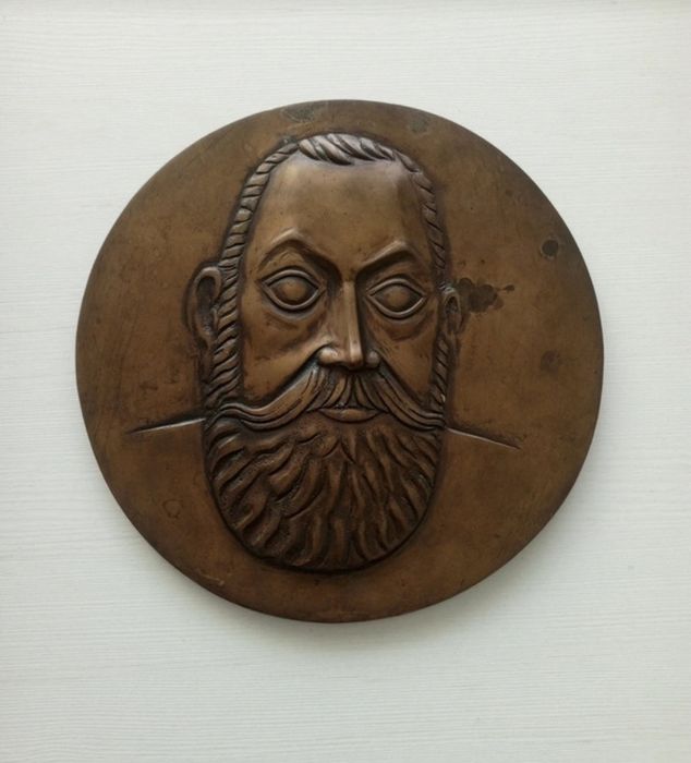 Medal z brązu "Jan Kochanowski" Gustaw Hadyna