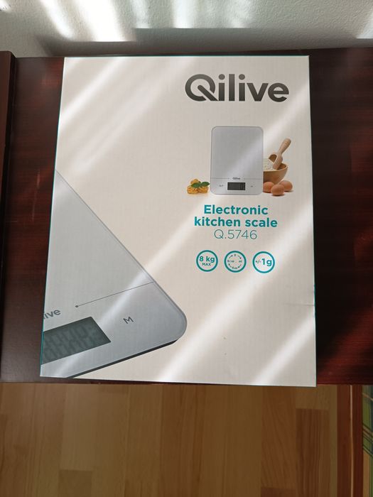 Balança digital de cozinha até 8Kg
Está nova, vai com a caixa.
Motivo