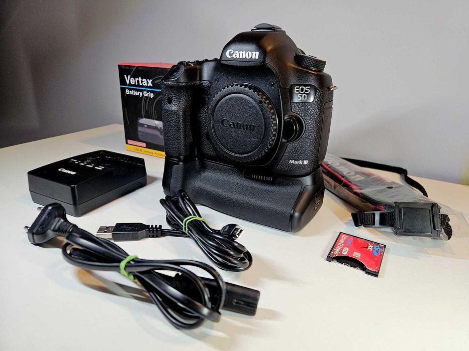 Canon 5D mark III mk 3 + grip, migawka 55.400 zdjęć