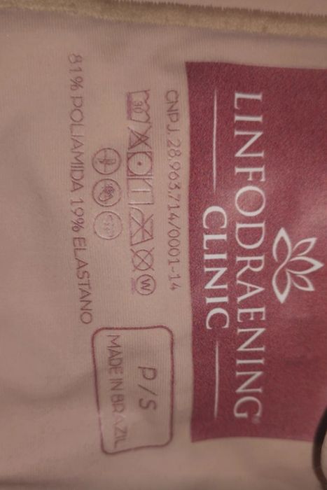 Cinta pôs operatória regata meia coxa