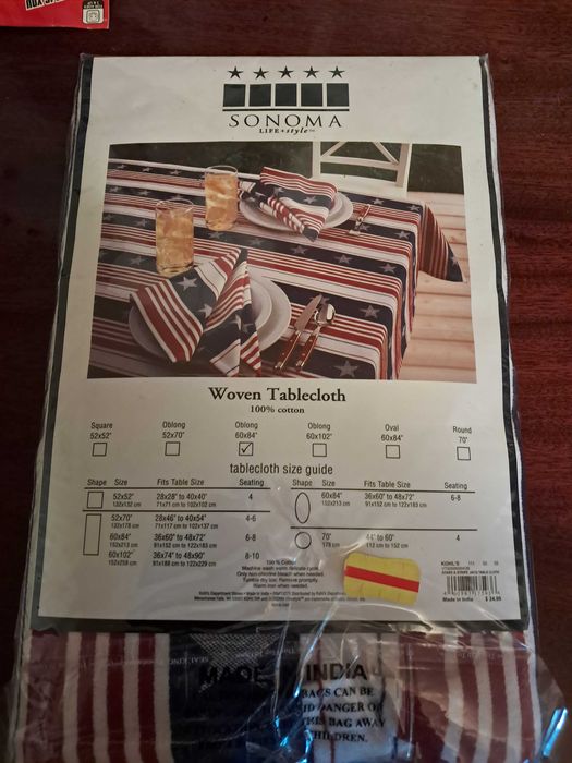 Набір скатертина і серветки