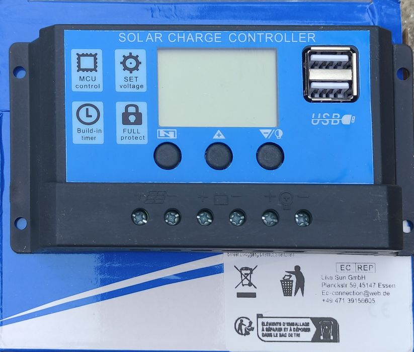 Контролер заряду сонячних батарей