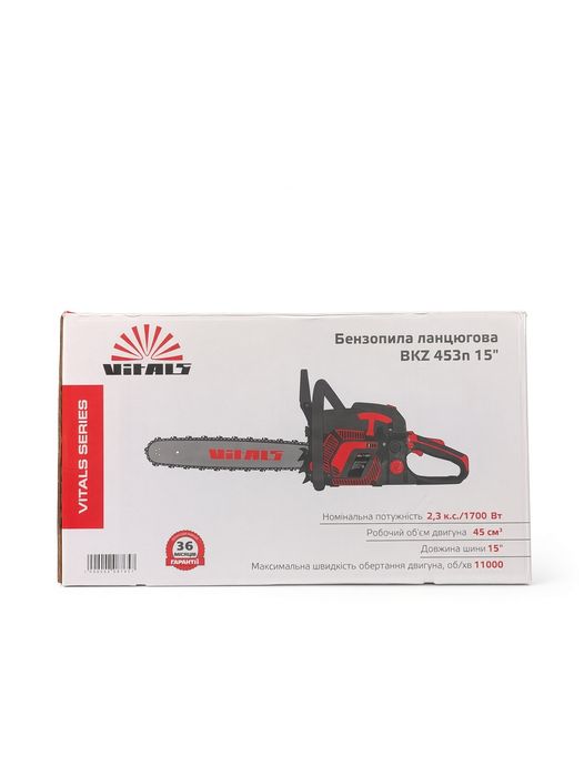 Бензопила ланцюгова Vitals BKZ 453n 15"