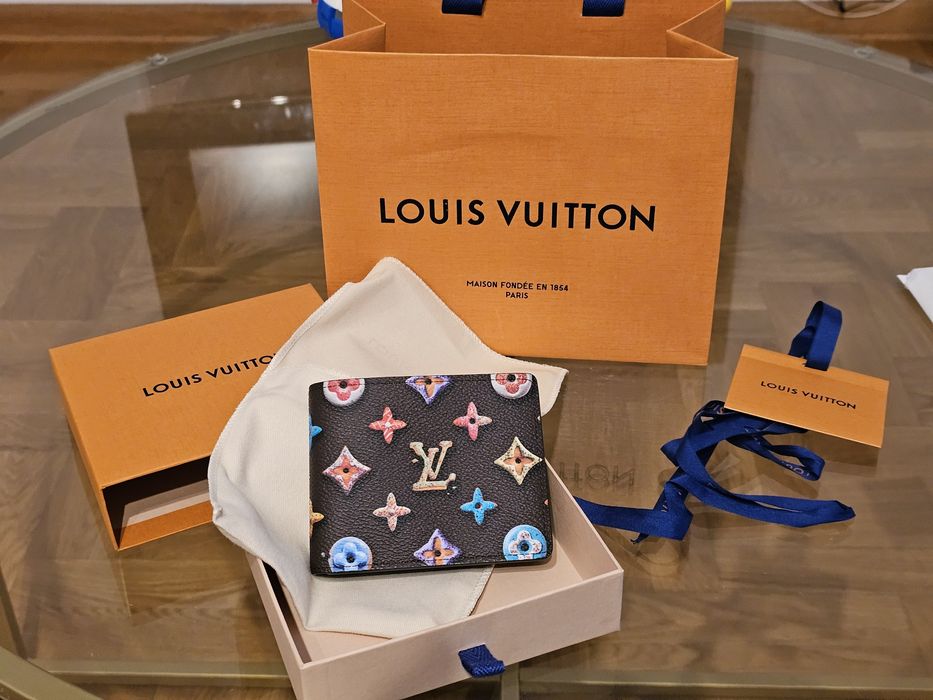 Portfel Louis Vuitton Slender Wallet Monogram Donuts M28042