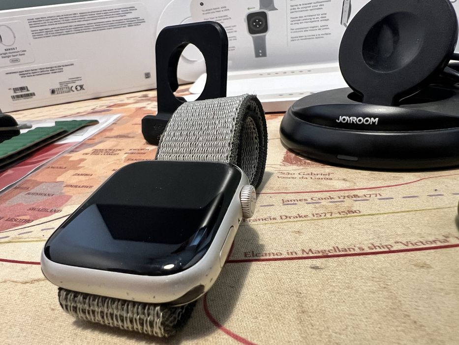 Zegarek Apple Watch 7 45mm duży zestaw