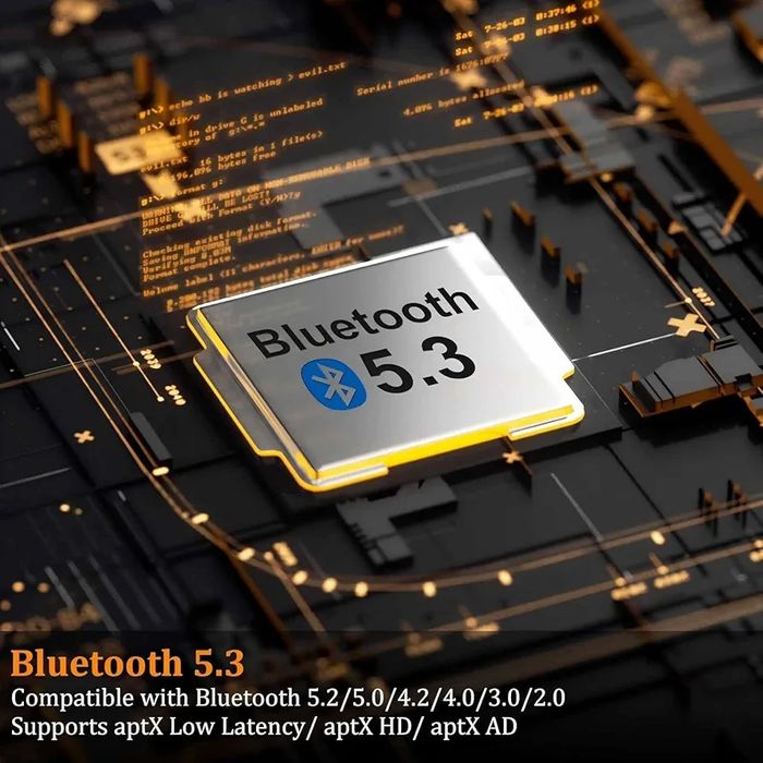 1Mii-BO6T6 Transmissor Bluetooth 5.3 para TV para fones de ouvido sem