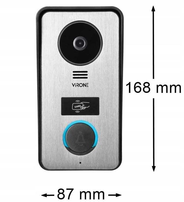 Wideodomofon Full HD Do Domu Furtka Brama RFID Czytnik Brelok - OKAZJA
