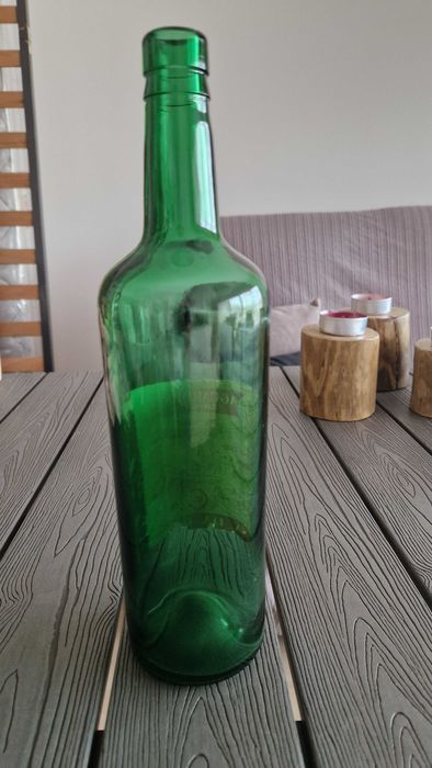 Garrafa de vidro de Aguardente, Casa da Calçada - vintage