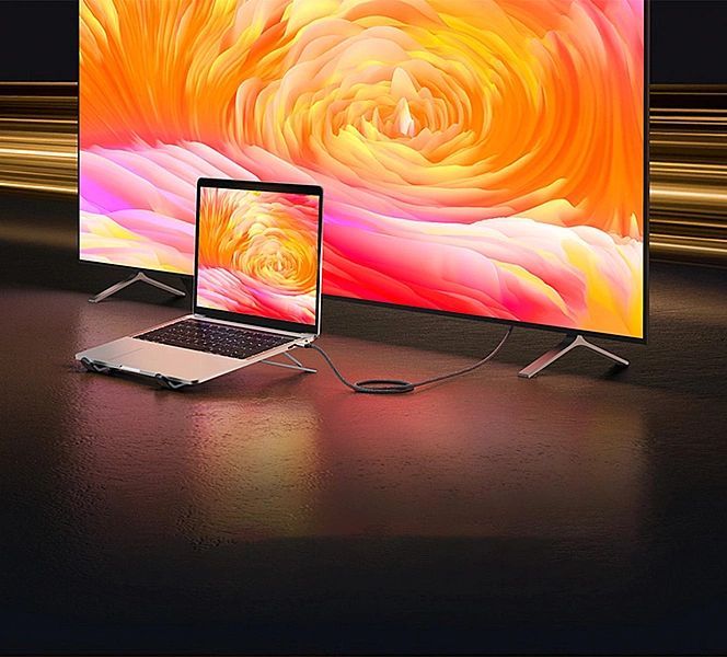 Kabel Usb C - Hdmi 2.1/8k 60Hz 1.5m Ugreen Cm565 - szary