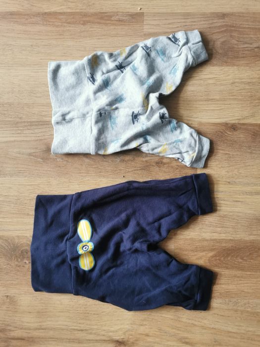 Spodenki niemowlęce 50 56 spodnie dla chłopca samoloty