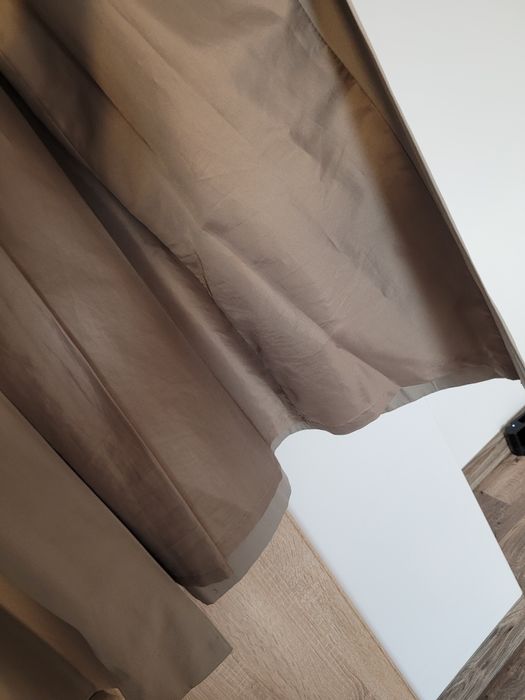 Płaszcz trencz jesienny wiosenny kawowy XXL