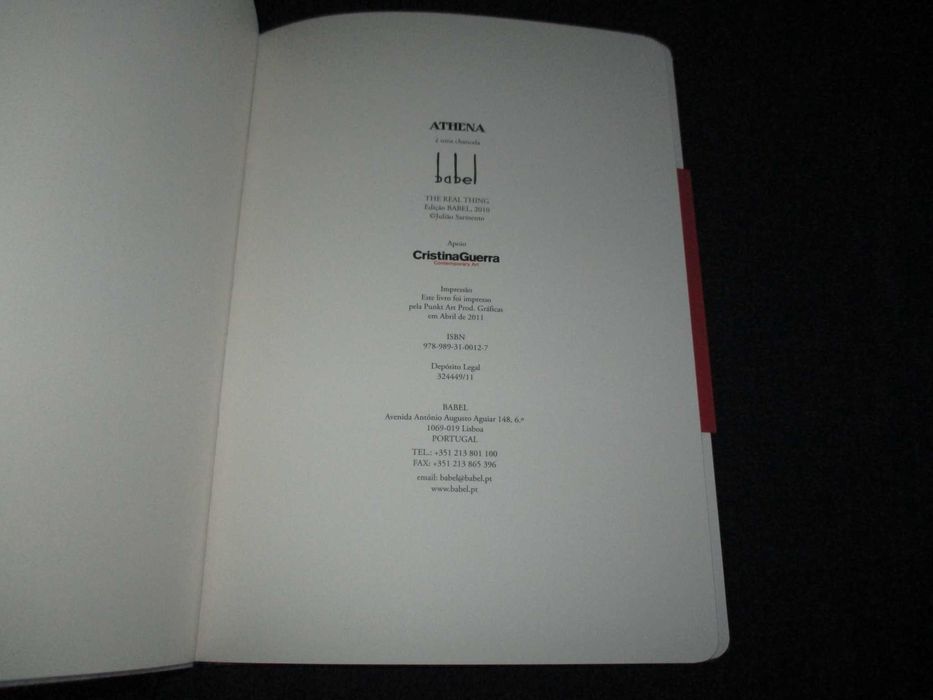 Livro The Real Thing Livro de Artista Julião Sarmento Numerado