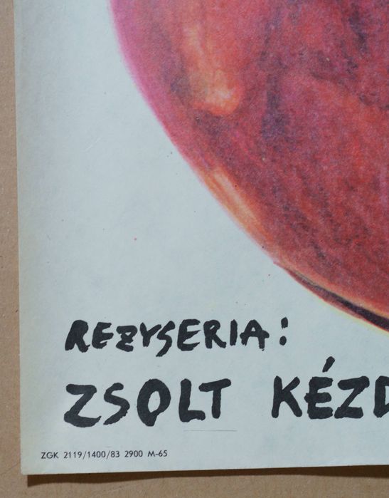 Stary Plakat studyjny - Recydywiści 1983 r.