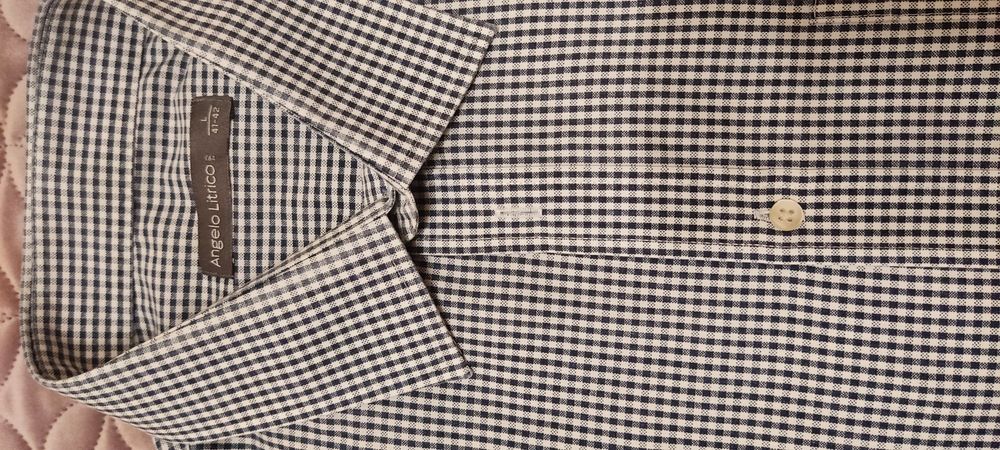 Koszula męska w kratkę