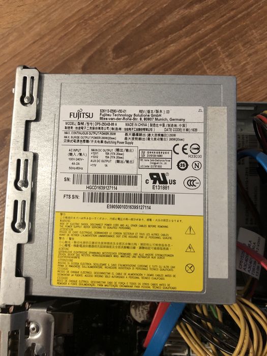 Fujitsu Esprimo D756 CPU Intel 6500 16gb ram 120gb SSD win10pro