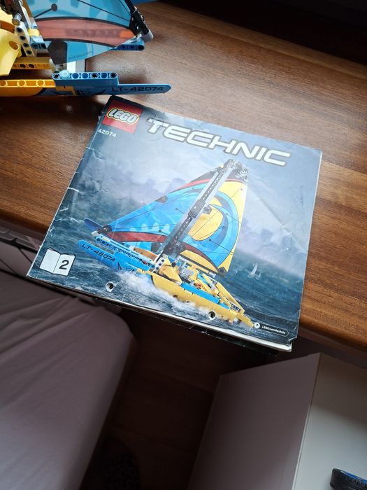 Żaglówka lego klocki