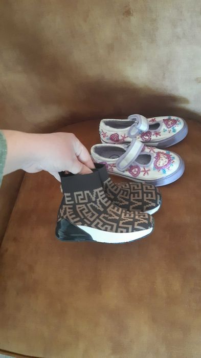 Kozaki 2 pary Buty 23 jesienne adidasy skora