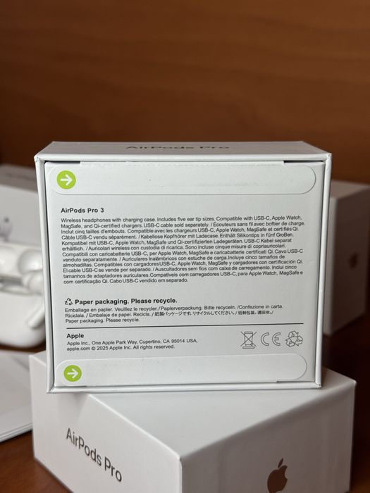 Apple Airpods Pro 3 - Навушники з шумопоглинанням і режимом прозорості