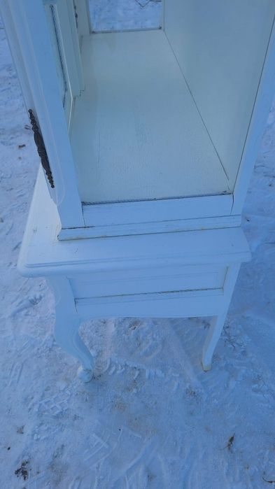 Drewniana Witryna Serwantka Szafka Styl Ludwikowski Biblioteczka