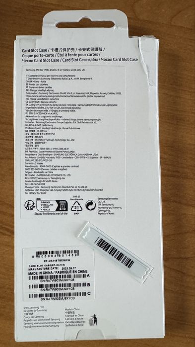 Etui Card Slot Case do Galaxy A14