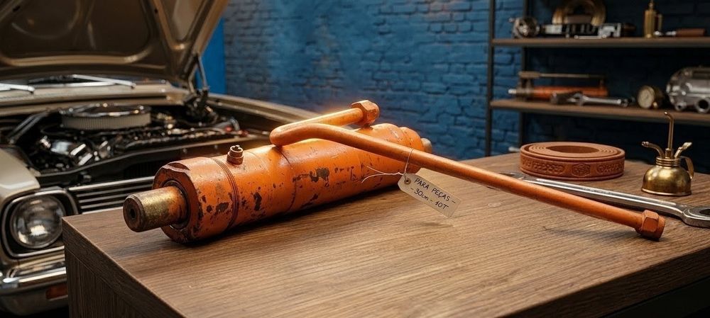 Cilindro Hidráulico Expansor 10T - Esticador de Chapeiro (Porto Power)
